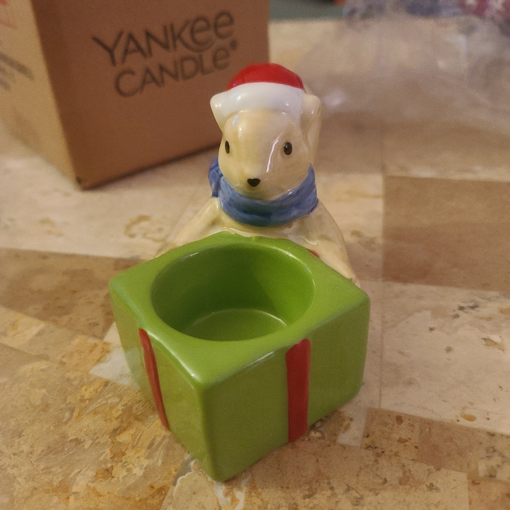 Yankee candle Christmas candle holder